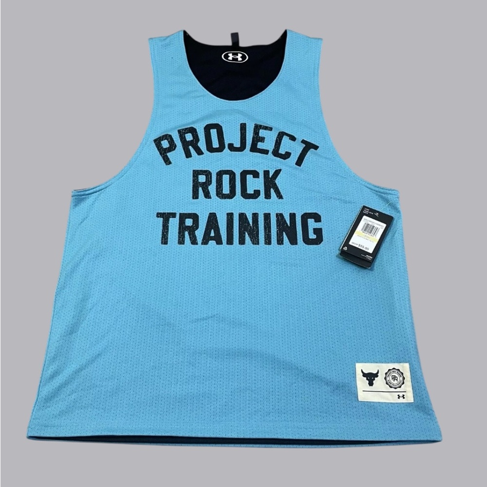 Under Armour Project Rock Training Tank Top Jersey Reversible 1377442 433
